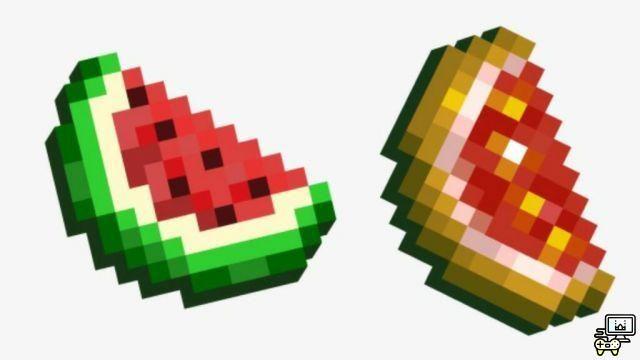 ¿Cómo hacer una rodaja de melón brillante en Minecraft?