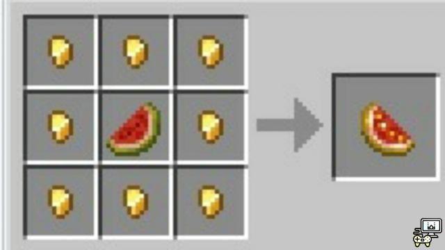 Come fare una fetta di melone lucida in Minecraft?