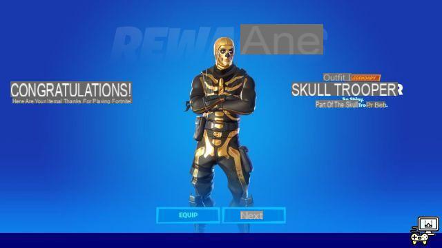 How to get the new Fortnite Golden Skull Trooper skin in season 8
