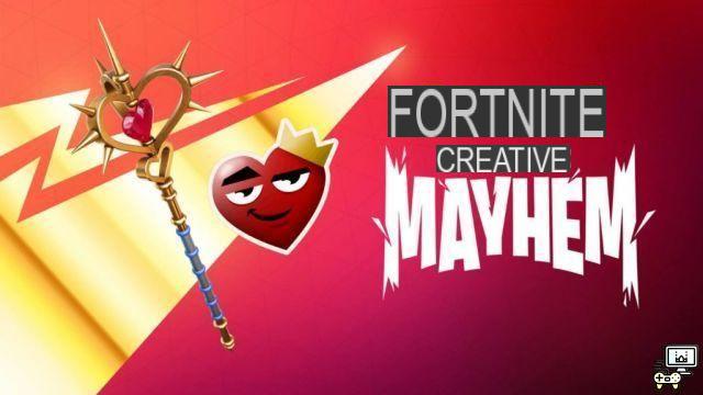 How to earn the Mace of Hearts pickaxe in Fortnite Creative Mayhem