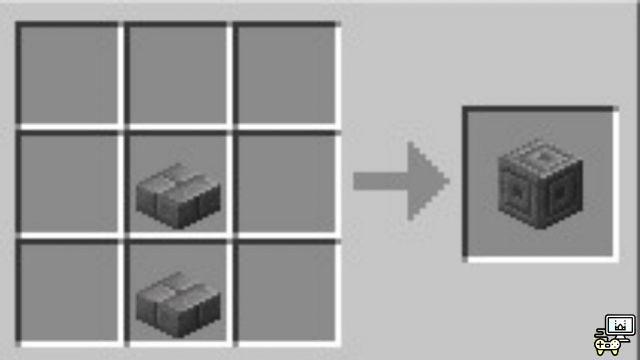 Come realizzare mattoni di pietra cesellati in Minecraft?