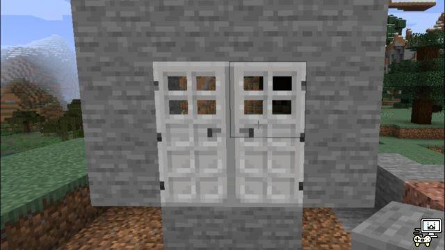 How to make an iron door in Minecraft and how to use it?