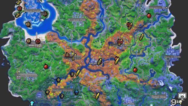 Fortnite foraged item locations: where to find them in chapter 3 season 1 for the challenge?