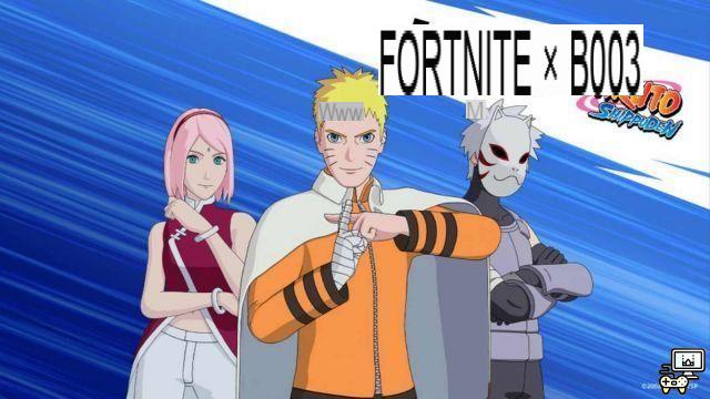Packs étendus Fortnite Naruto dans la boutique d'objets Epic Games