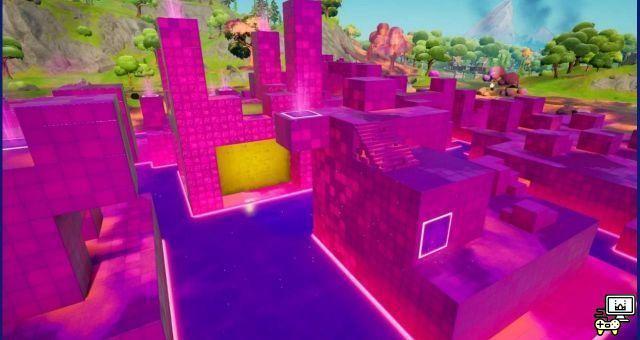 Fortnite Zero Point could explode below Cube Town in season 8