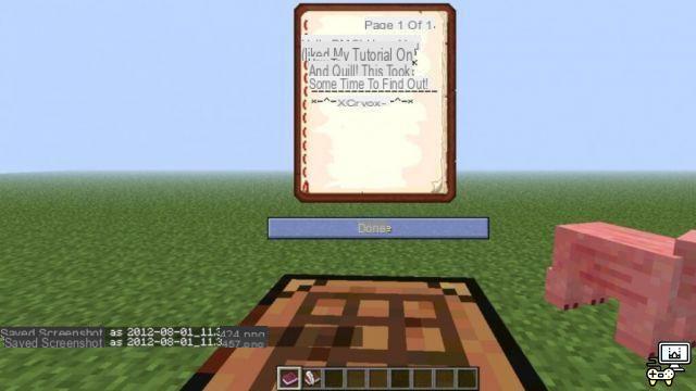 How to make a book and a feather in Minecraft?