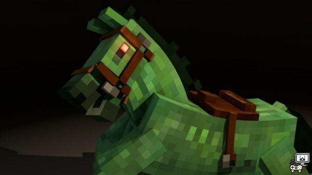 ¿Cómo convocar a un caballo zombie en Minecraft?