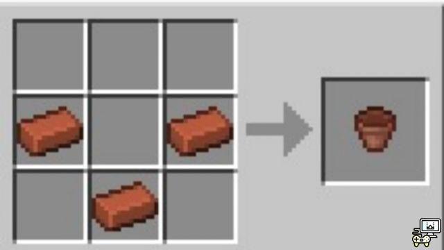 How to make a flower pot in Minecraft?