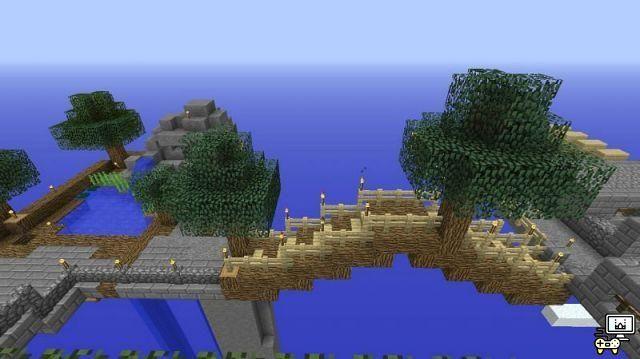 Comment faire pousser des arbres dans Minecraft Skyblock