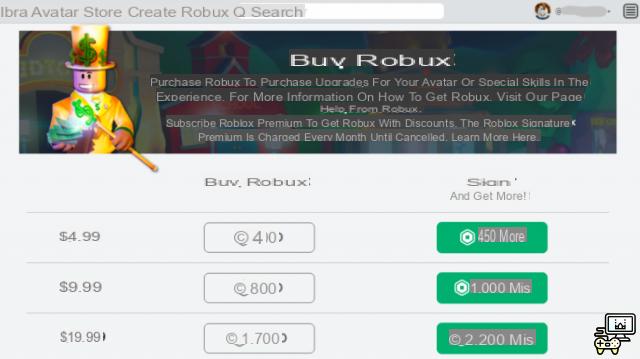Comment acheter Robux dans Roblox