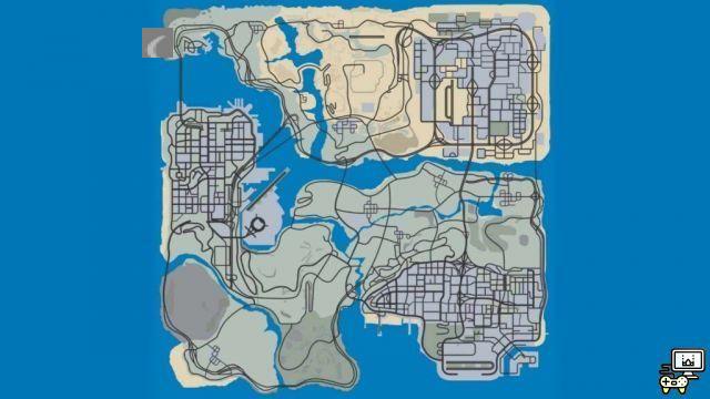 Pourquoi n'avons-nous pas la carte complète de San Andreas dans GTA...