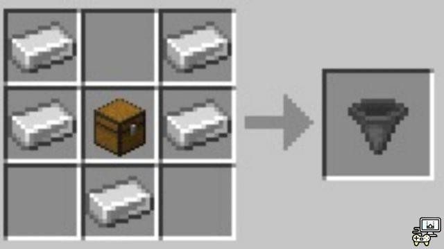 How to make a Hopper in Minecraft?