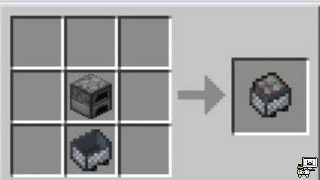 Come realizzare un carrello da miniera con forno in Minecraft?