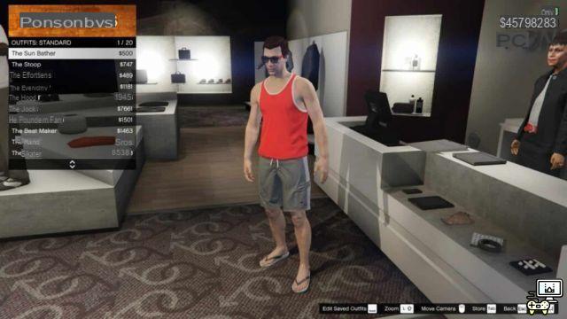 How to save clothes in GTA Online