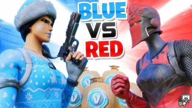 Fortnite Blitz Red vs Blue : nouvelle carte créative et gameplay