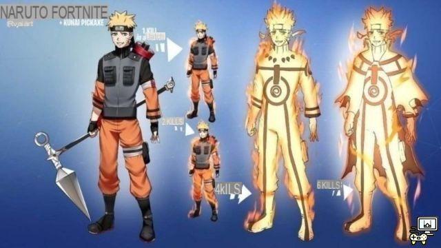 Fortnite Naruto Skin : nouvelle date de sortie du skin pour la saison 8