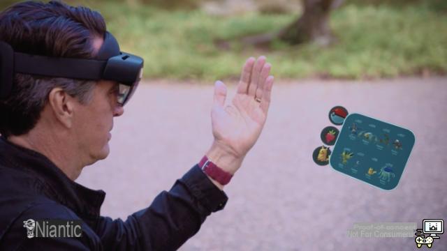 Pokémon GO è testato sul visore per realtà mista Microsoft HoloLens 2
