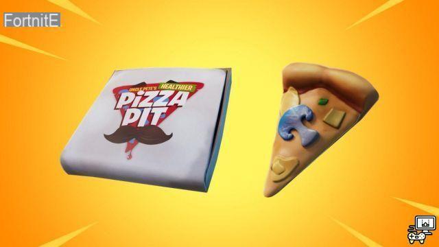 Oggetto Fortnite Pizza Party aggiunto nel nuovo aggiornamento rapido della stagione 3 del capitolo 1