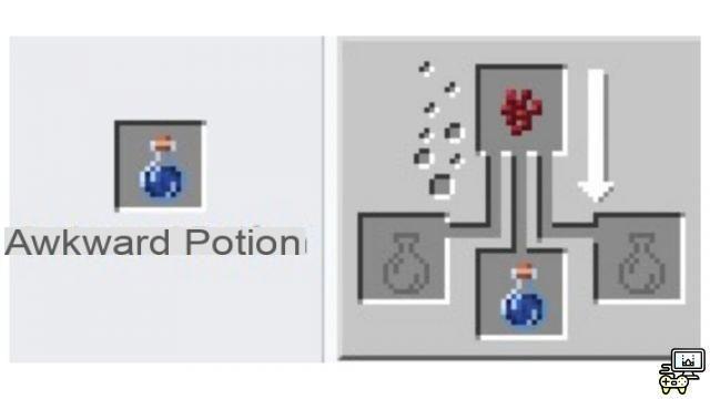 How to make a weird potion in Minecraft?