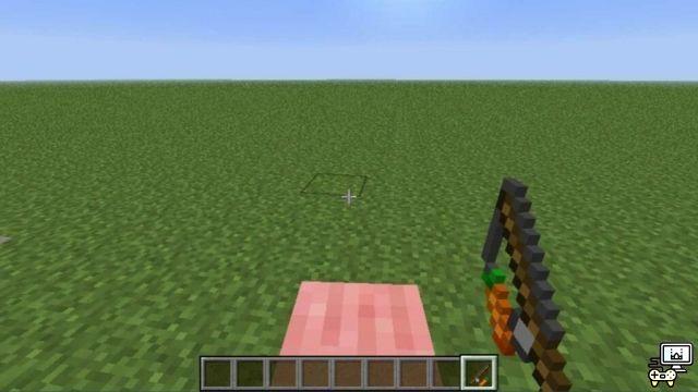 ¿Cómo hacer una zanahoria en un palo en Minecraft?