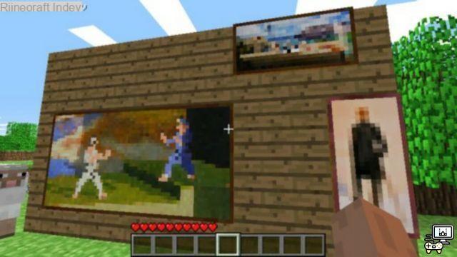 How to make a Minecraft painting?