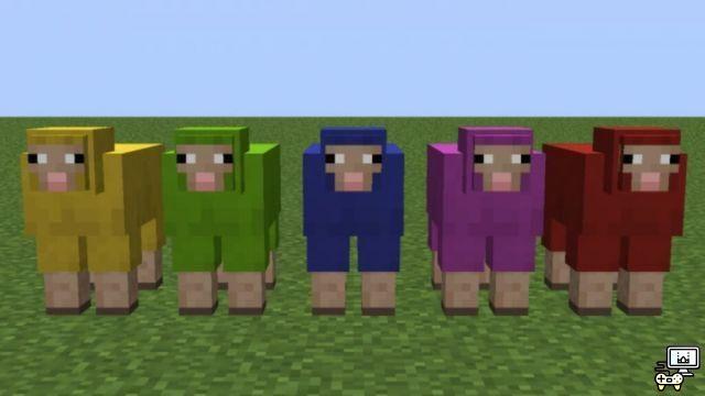 Come tingere una pecora in Minecraft?