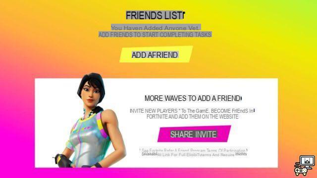 Programme bêta de parrainage d'amis de Fortnite : comment participer et gagner toutes les récompenses gratuites