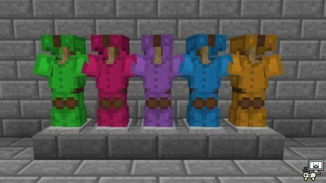How to dye leather armor in Minecraft?
