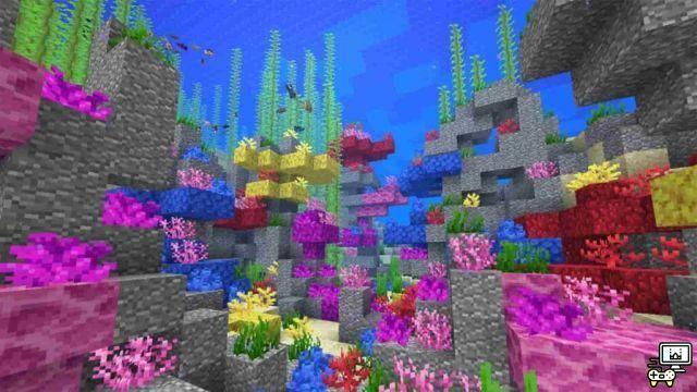 Minecraft Corals : Emplacements, utilisations et plus encore !