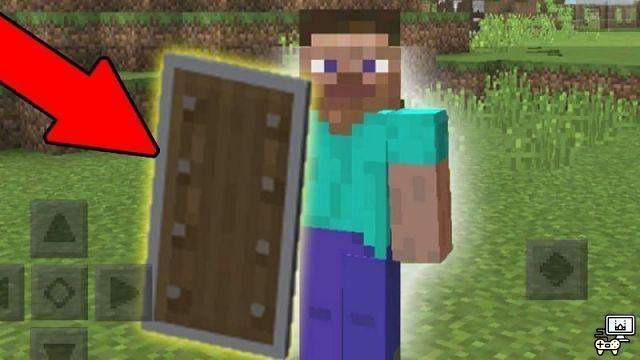 Come usare gli scudi in Minecraft no cell