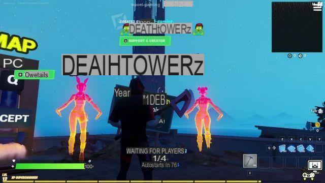 Mapa creativo de Fortnite Death Tower Z Code y cómo jugar