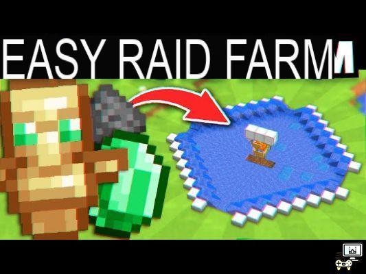 Come costruire una fattoria raid in Minecraft
