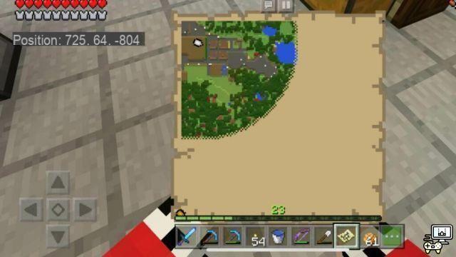 ¿Cómo hacer un mapa localizador en Minecraft?