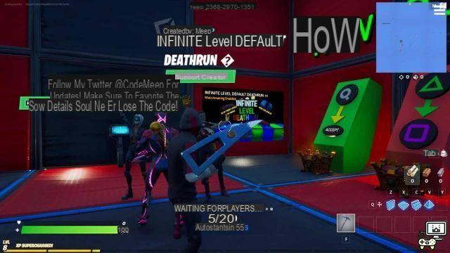 Fortnite Infinite Level Default Deathrun: New Creative Map Code and All About It